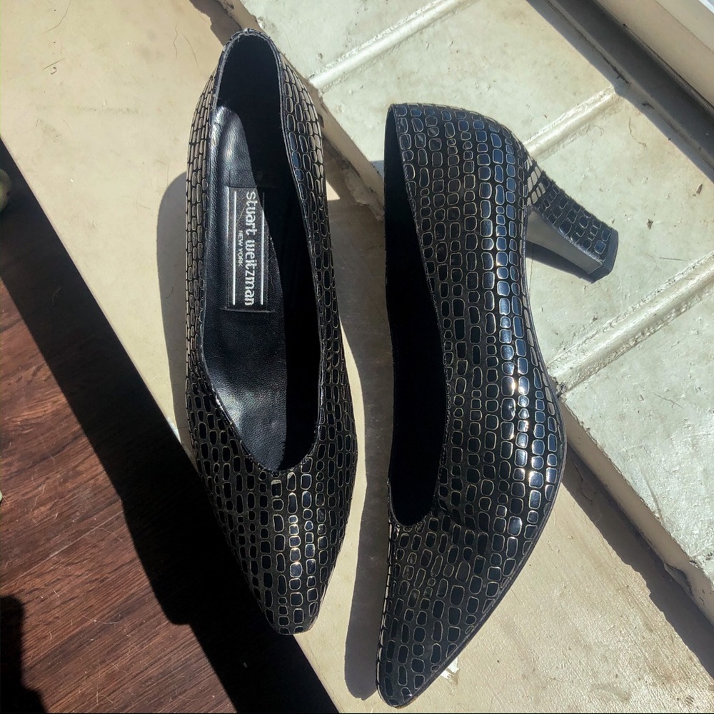 80’s VINTAGE STUART WEITZMAN Python Pumps
